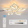 LED Ceiling Light Petals Acrylic Chandelier Lamp Remote Control For Living Room