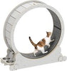 39.3 inch Cat Exercise Running Wheel Treadmill w/Carpeted Runway for Indoor Cats