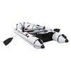 10ft PVC Water Adult Assault Boat 330kg Capacity Off-White Color Camping Gear UK