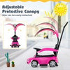 Kids Sliding Car w/Sound for Boys Girls 18-36 Months Old Pink