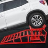 2x Heavy Duty Metal Car Ramp Lift Height Adjustable 4Ton Hydraulic Jack Garage