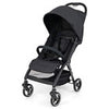 Foldable Toddler Stroller with Adjustable Backrest & Canopy-Black
