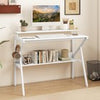 Space Saving Computer Desk Home Office Desk-White