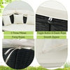 Wicker Daybed Patio Round Daybed Separated Seating Sectional Sofa