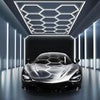 14x Hexagon LED Lighting Car Detail Garage Workshop Retail Lighting Wall Lamp