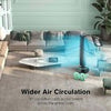Height Adjustable Tower Fan 90° Oscillating Cooling Fans 35 dB Quiet For Home