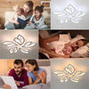 LED Lamp White Frame Ceiling Light Pendant Lights Living Room Modern Chandelier