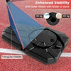 Outdoor 7.5-10 FT Height Adjustable Basketball Goal System with Wheels