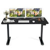 Stand-up Ergonomic Computer Workstation Electric Standing Desk Black