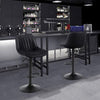 Bar Stools X 2 Swivel Barstools Adjustable PU Leather Chairs Kitchen Island New