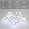 RGB LED Ceiling Light Chandelier Pendant Light Dimmable Remote Control 5000LM