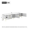 Modern TV Unit 200cm Cabinet TV Stand Lowboard TV boards 180cm for 75-inch TV