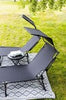 2x Garden Folding Chair Portable Beach Camping Canopy Recliner Sun Lounger