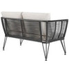 Garden Chairs Sofa Lounge Set Outdoor Furniture Rattan Couch Thick Cushions