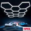 11HEX Honeycomb Light Hexagon LED Lighting Lamp for Home Workshop Car Garage Gym