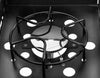 Deluxe 6+1 Gas Burner Grill BBQ Barbecue Side Burner Storage Garden Black