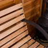 Slatted Garden Bench Pine 3 Seater Outdoor Patio Park Seating Furniture Seat