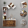 Pmnianhua Folding Wall Mounted Drop Leaf Table, Foldable Desk with Moveable