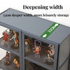 4 Tire Acrylic Display Cabinet Collection Standing Cisplay Cabinet Double Door