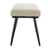 Large Beige Upholstered Dining Bench - 120cm - Seats 2 - Colbie CLB017A