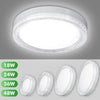Modern LED Ceiling Light Round Panel Down Lights Bathroom Kitchen Bedroom Lamp