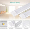 10x 4FT 1200mm Slim LED Batten Tube Light Ceiling Strip Bar Garage Light White