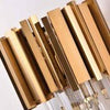 Modern Glass Wall Sconce Lights Bedroom Living Room Bedside E14 Bulb Fixture