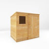 Waltons 7x5 Wooden Garden Shed Overlap Pent Single Door Windows Storage 7ft 5ft