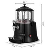 Commercial 5L Heated Hot Chocolate Dispenser-Insulated Stainless Steel for Cafe