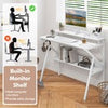 Space Saving Computer Desk Home Office Desk-White