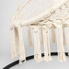 Macrame Hanging Chair Outdoor Swing Garden Furniture Hammock Rope Soft Tassels