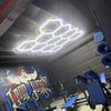 Hexagon LED Lighting Car Detail Garage Workshop Exhibition Hall Ceiling Lighting
