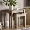 Nest of Tables Solid Pine Wood Set of 2 Coffee Side Table Living Room Furniture