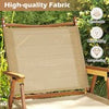 Portable Lawn Chairs Folding Camp Chairs Set-Beige
