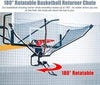 Basketball Shooting Trainer Aluminum Rotating Return Chute Basketball Train Aids
