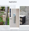 Outdoor Cylinder Wall Mounted Ashtray Cigarette Ash Bin Stainless Steel Lockable