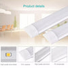 10X 120cm LED Strip Lights Batten Tube Light Office Shop Garage Ceiling Lamp 4FT