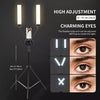45W Dimmable Double Arm LED Light Tripod Stand Kit Video Studio Phone Holder