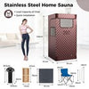Portable Steam Sauna Home Full Body Sauna Box w/3L Steam Generator