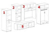 Livingroom furniture set GRENADA TV stand wall unit wardrobe OAK FREE DELIVERY