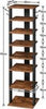 Shoe Rack Wooden Tall Shoe Shelf Shoe Storage Organizer 28 x 28 x 113 cm
