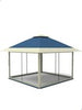 3x3m Pop-up Heavy Duty Gazebo Garden Canopy Tent Detachable w/ Mosquito Netting