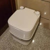 Large 24L Portable Toilet Flushing Chemical Potty Camping Caravan Easy Clear UK