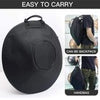 Handpan Drum D Kurd 22" 10 Notes 440Hz w/Bag,Stand,Hammers-Meditation&Music Gift