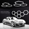 11HEX Honeycomb Light Hexagon LED Lighting Lamp for Home Workshop Car Garage Gym