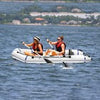 10ft PVC Water Adult Assault Boat 330kg Capacity Off-White Color Camping Gear UK