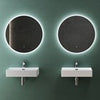 Bathroom Sink Countertop Wash Basin Ceramic Wall Mounted Rectangle Sink