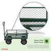 NEW Heavy Duty Metal Green Garden Cart Barrow Utility Trolley - Garden - Home
