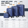 4PCS Suitcase Set ABS Hard Shell Trolley Cabin 4 Wheels Light Travel Chjwxlcmkxh