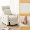 Modern Reclining Chair Recliner Chair-White